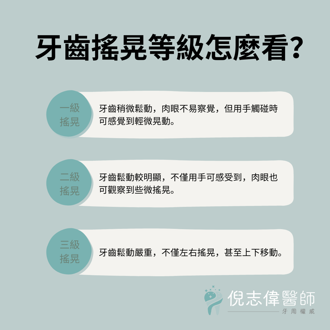 牙齒搖晃等級怎麼看？