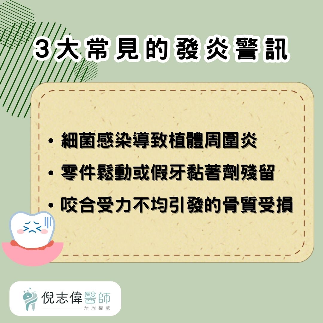 3大常見的發炎警訊