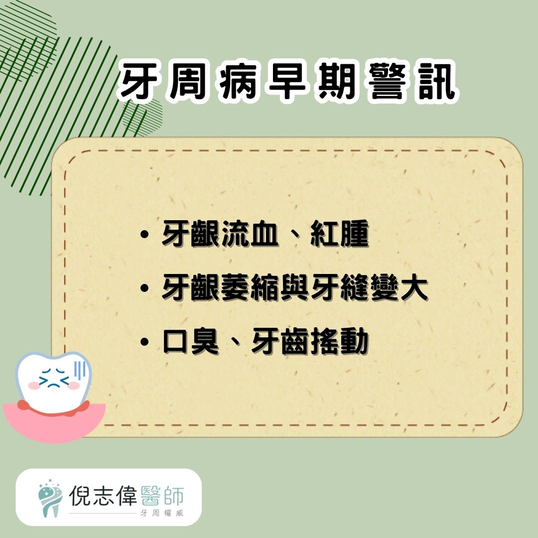 牙周病早期警訊